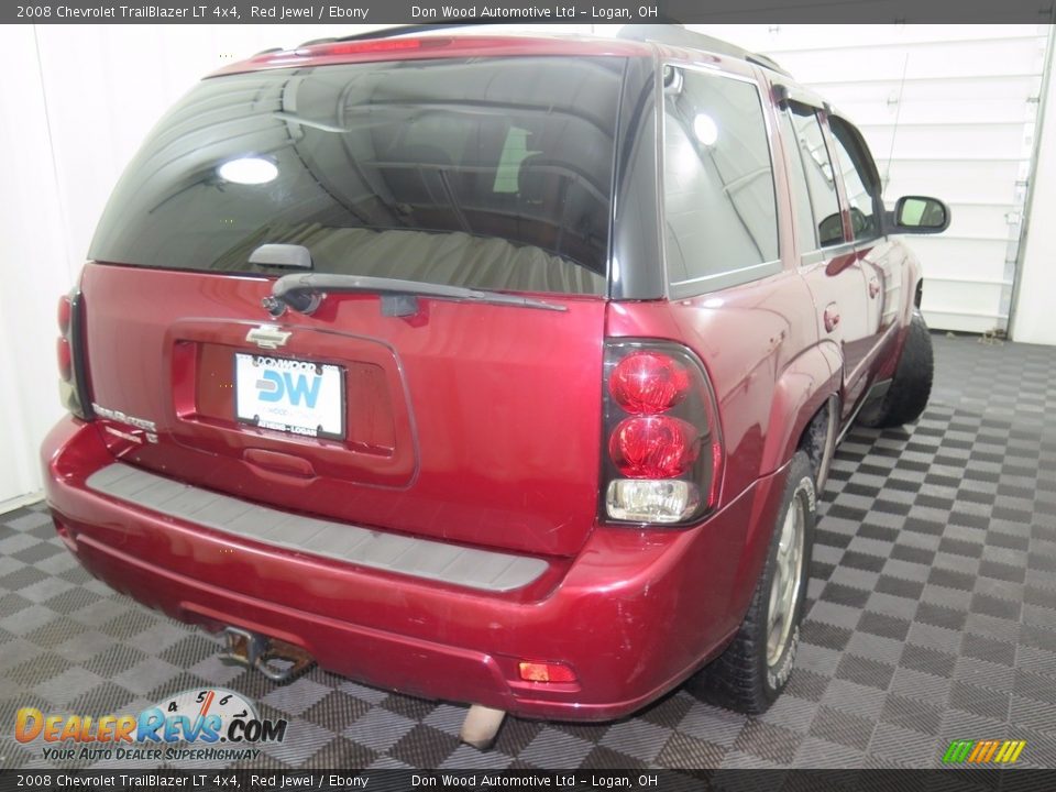 2008 Chevrolet TrailBlazer LT 4x4 Red Jewel / Ebony Photo #11