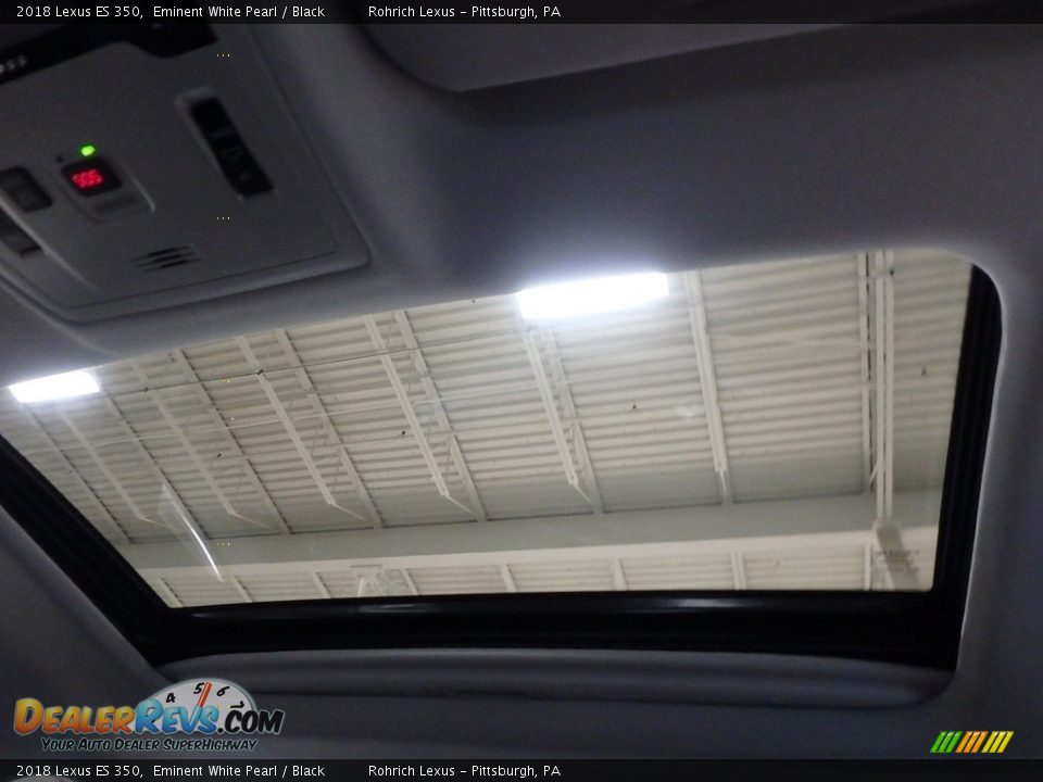2018 Lexus ES 350 Eminent White Pearl / Black Photo #11