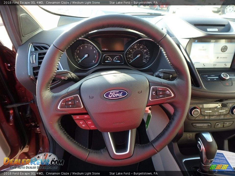 2018 Ford Escape SEL 4WD Cinnamon Glaze / Medium Light Stone Photo #17
