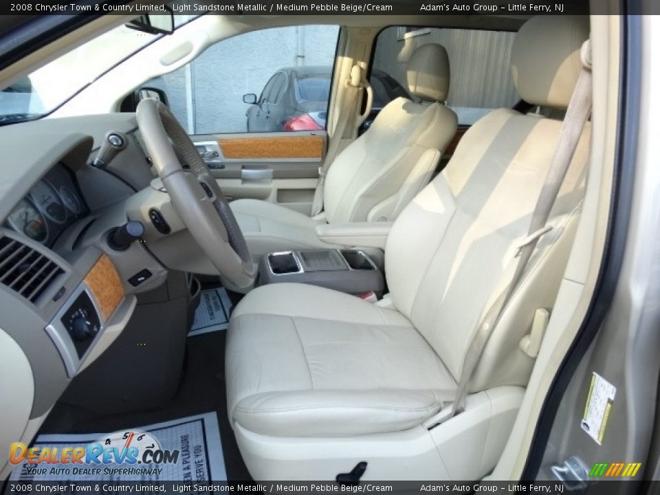 2008 Chrysler Town & Country Limited Light Sandstone Metallic / Medium Pebble Beige/Cream Photo #16