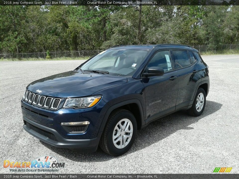 2018 Jeep Compass Sport Jazz Blue Pearl / Black Photo #1