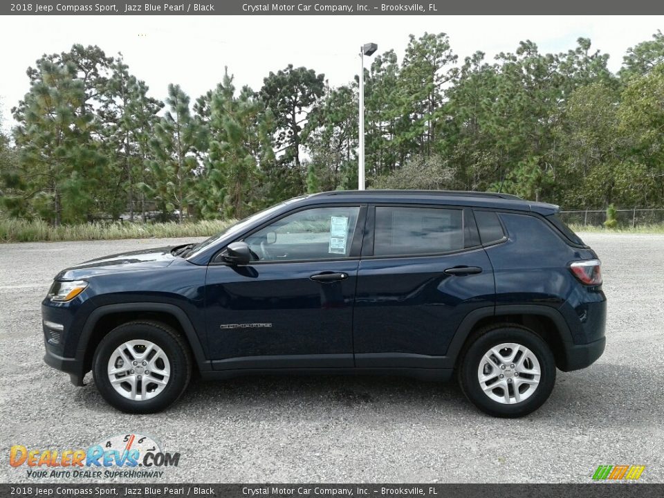 2018 Jeep Compass Sport Jazz Blue Pearl / Black Photo #2