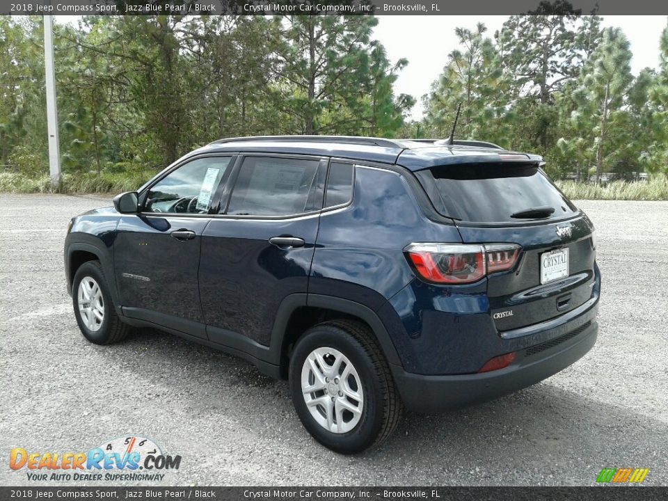 2018 Jeep Compass Sport Jazz Blue Pearl / Black Photo #3
