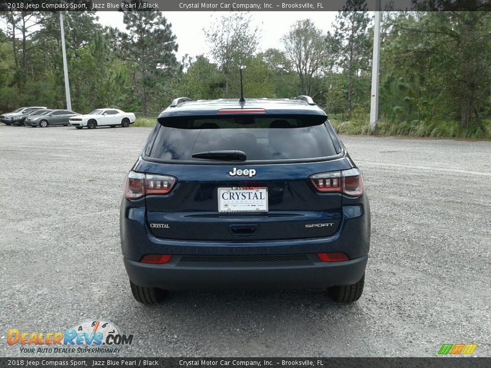 2018 Jeep Compass Sport Jazz Blue Pearl / Black Photo #4