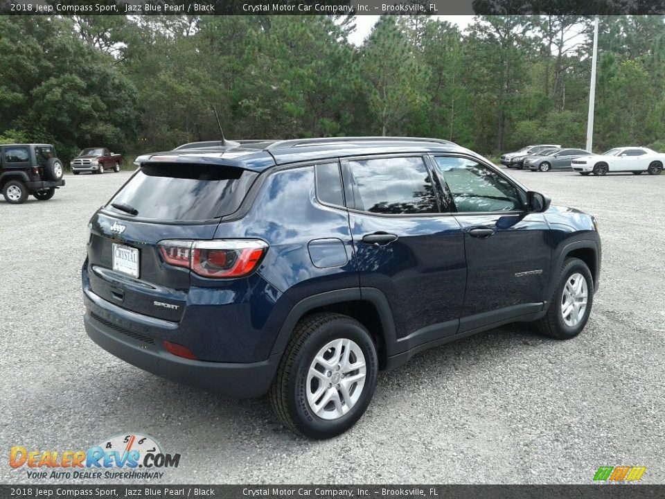 2018 Jeep Compass Sport Jazz Blue Pearl / Black Photo #5