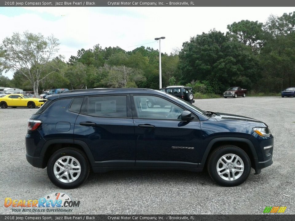 2018 Jeep Compass Sport Jazz Blue Pearl / Black Photo #6