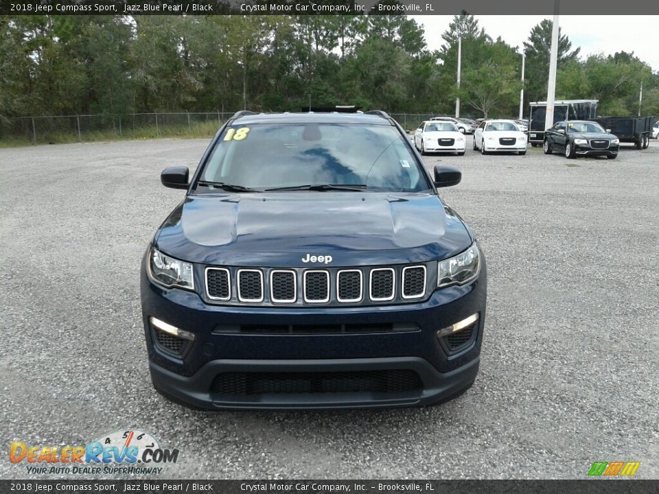 2018 Jeep Compass Sport Jazz Blue Pearl / Black Photo #8