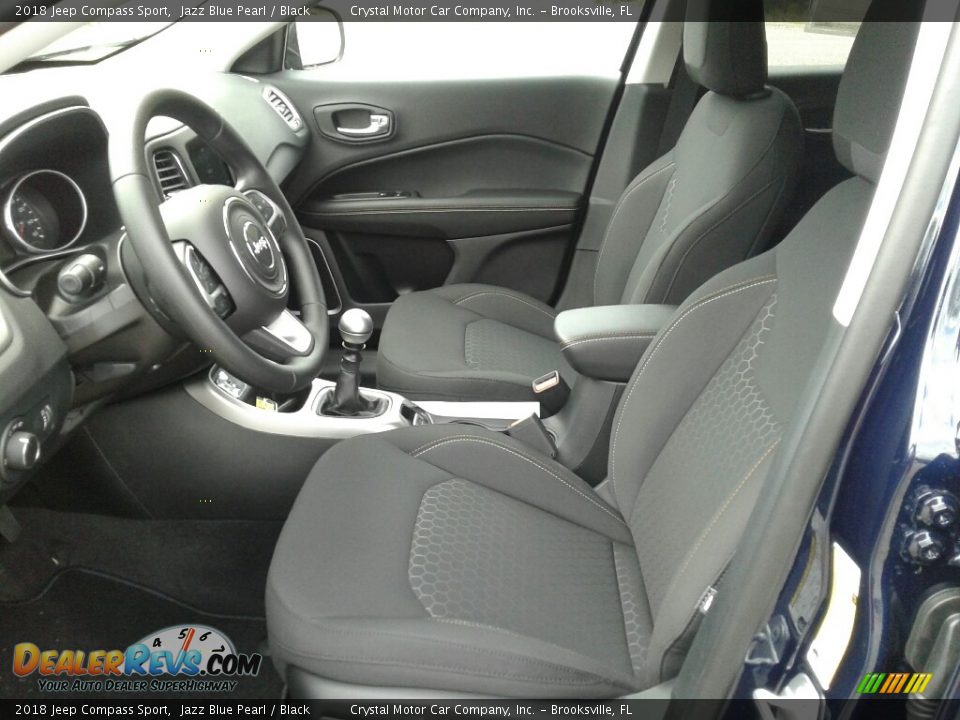 2018 Jeep Compass Sport Jazz Blue Pearl / Black Photo #9