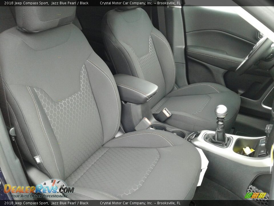 2018 Jeep Compass Sport Jazz Blue Pearl / Black Photo #12
