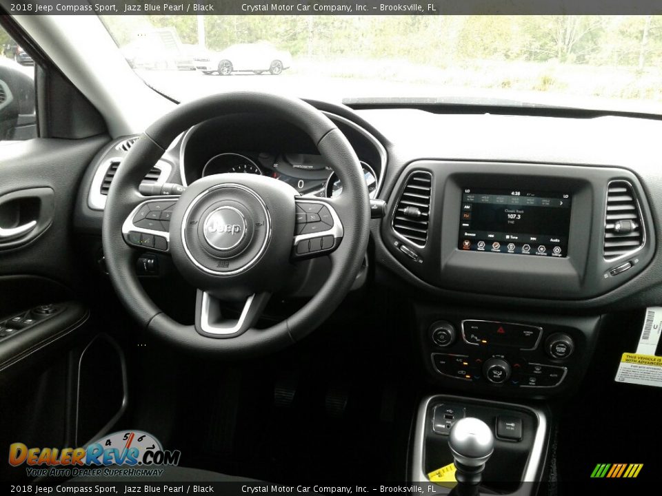 2018 Jeep Compass Sport Jazz Blue Pearl / Black Photo #13