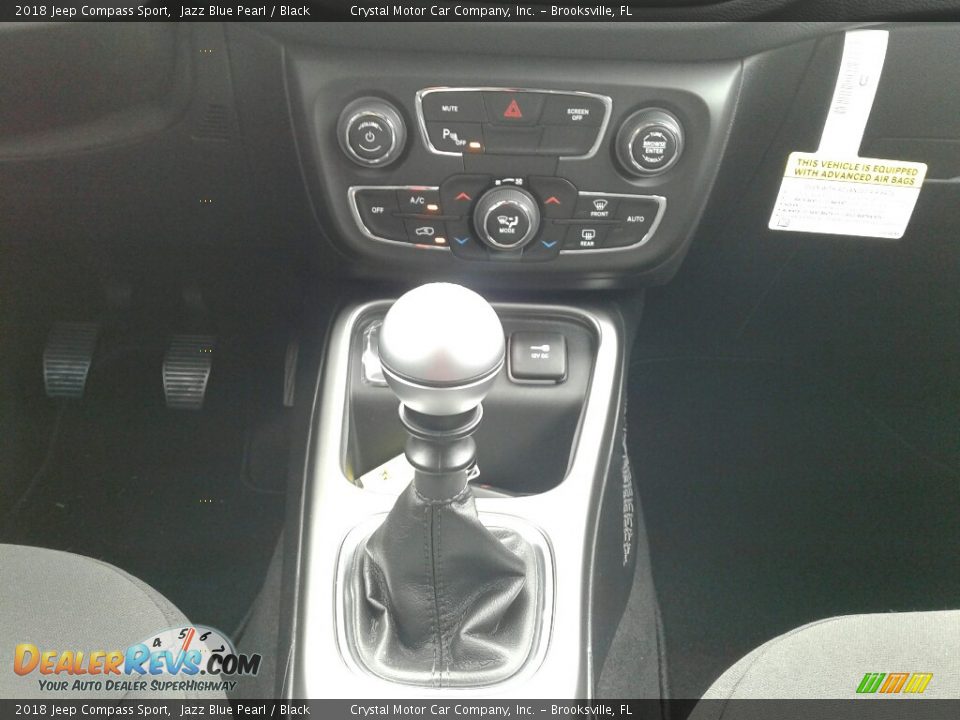 2018 Jeep Compass Sport Jazz Blue Pearl / Black Photo #16