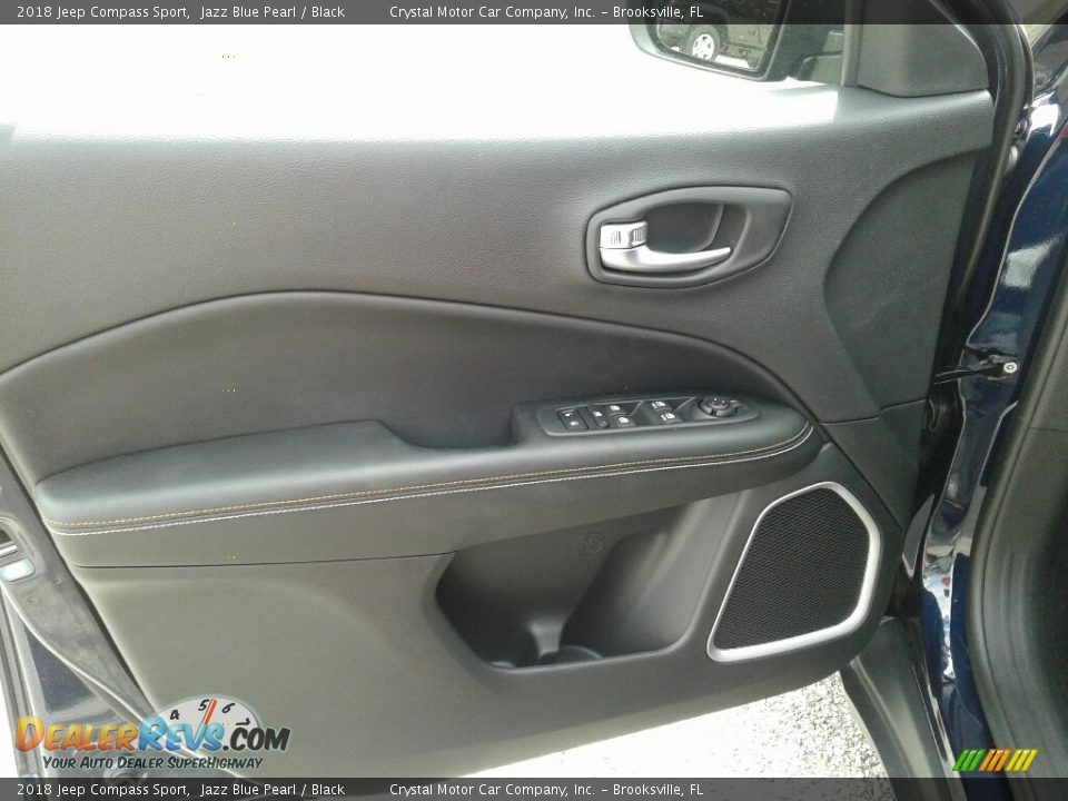 2018 Jeep Compass Sport Jazz Blue Pearl / Black Photo #17
