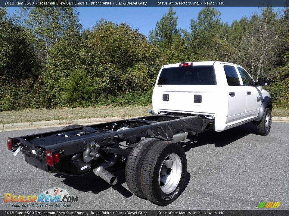 2018 Ram 5500 Tradesman Crew Cab Chassis Bright White / Black/Diesel Gray Photo #6