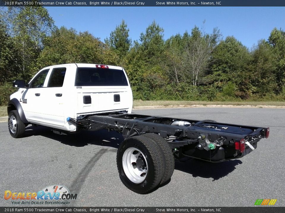 2018 Ram 5500 Tradesman Crew Cab Chassis Bright White / Black/Diesel Gray Photo #8