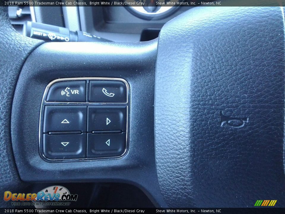 2018 Ram 5500 Tradesman Crew Cab Chassis Bright White / Black/Diesel Gray Photo #11