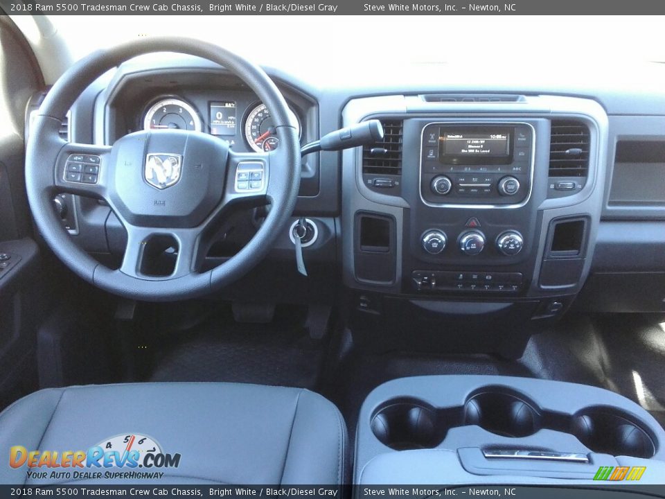 2018 Ram 5500 Tradesman Crew Cab Chassis Bright White / Black/Diesel Gray Photo #19