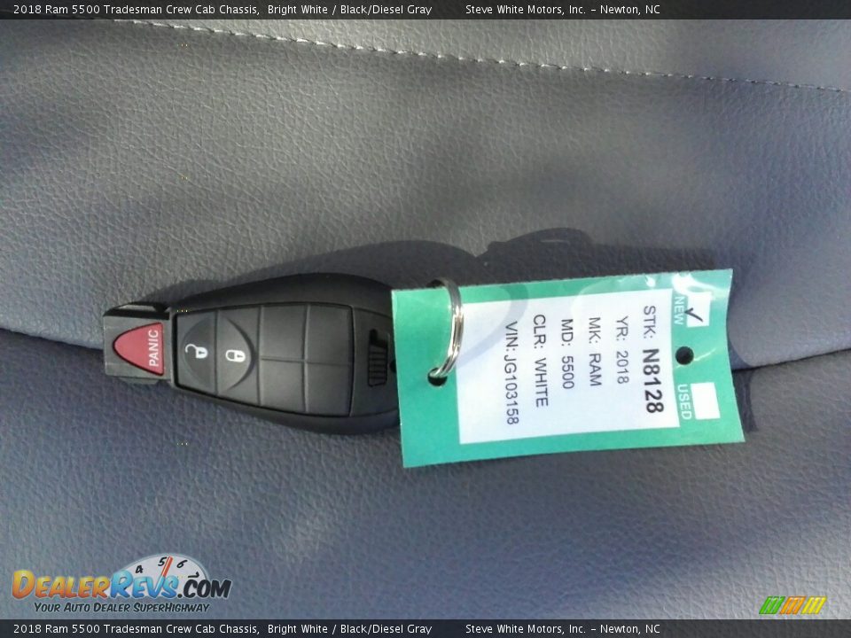 2018 Ram 5500 Tradesman Crew Cab Chassis Bright White / Black/Diesel Gray Photo #26