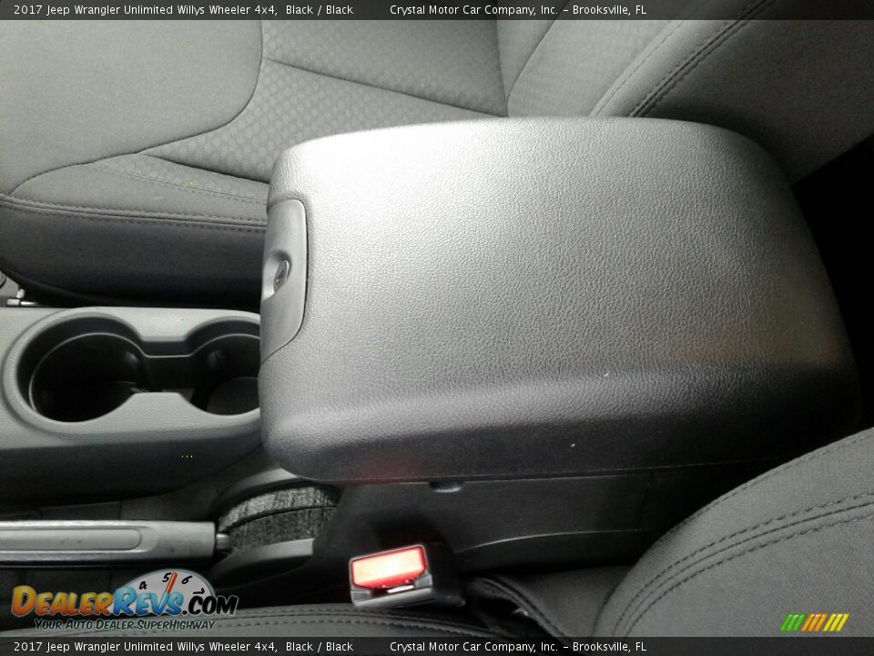 2017 Jeep Wrangler Unlimited Willys Wheeler 4x4 Black / Black Photo #18