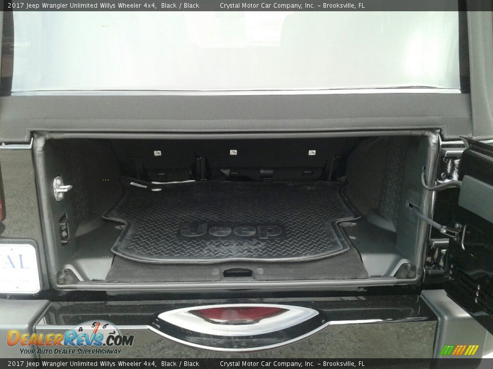 2017 Jeep Wrangler Unlimited Willys Wheeler 4x4 Black / Black Photo #19