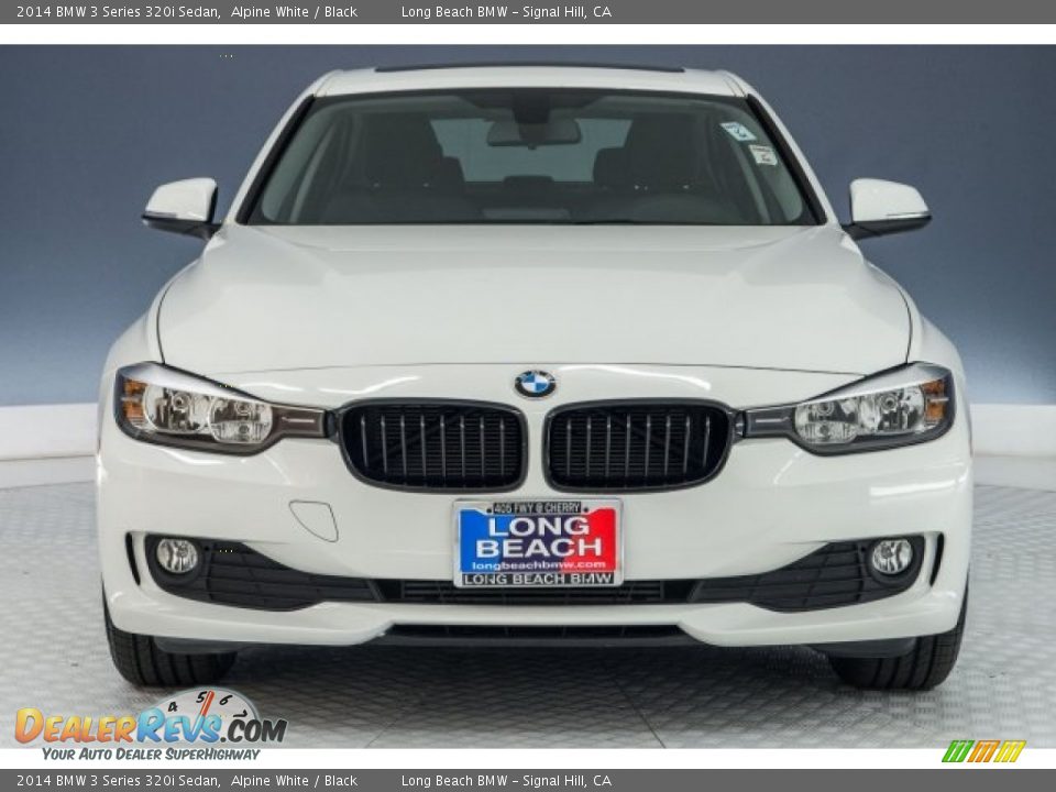 2014 BMW 3 Series 320i Sedan Alpine White / Black Photo #2