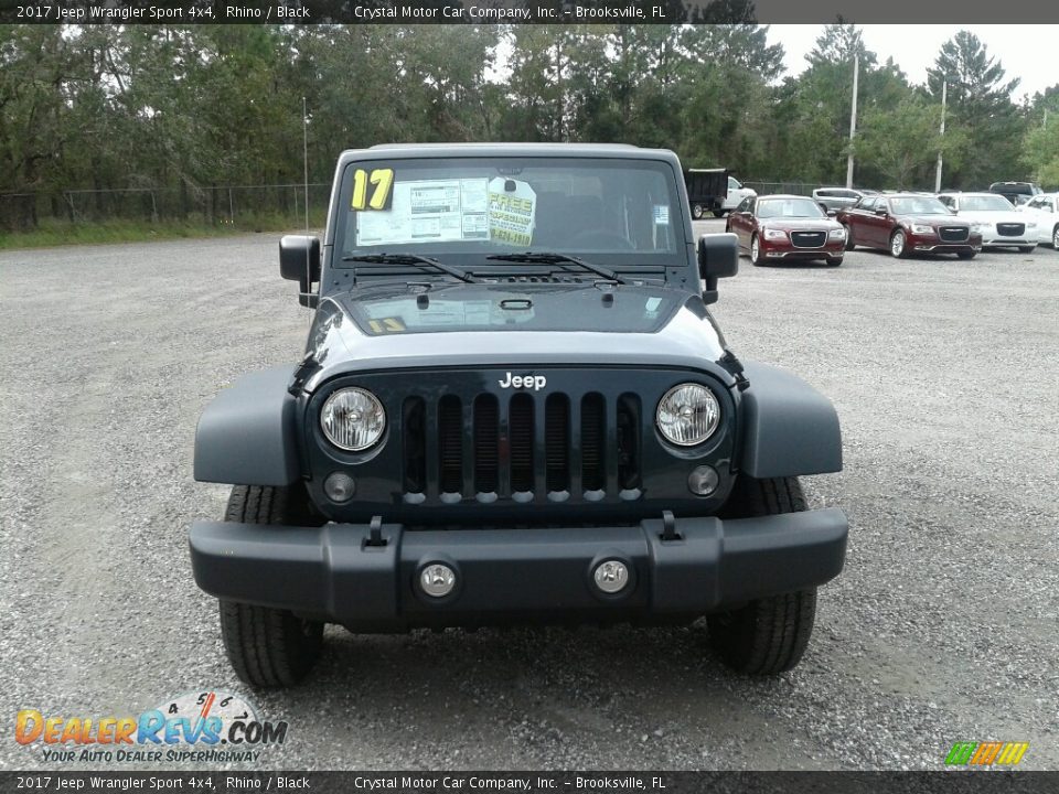 2017 Jeep Wrangler Sport 4x4 Rhino / Black Photo #8
