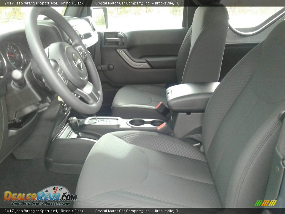 2017 Jeep Wrangler Sport 4x4 Rhino / Black Photo #9
