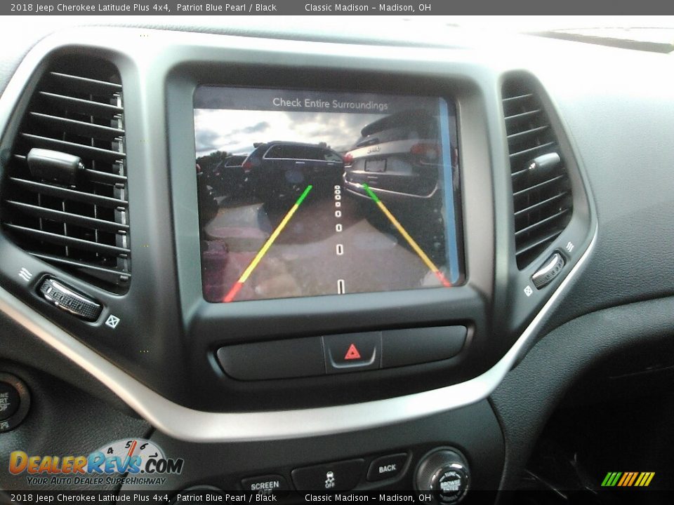 2018 Jeep Cherokee Latitude Plus 4x4 Patriot Blue Pearl / Black Photo #7