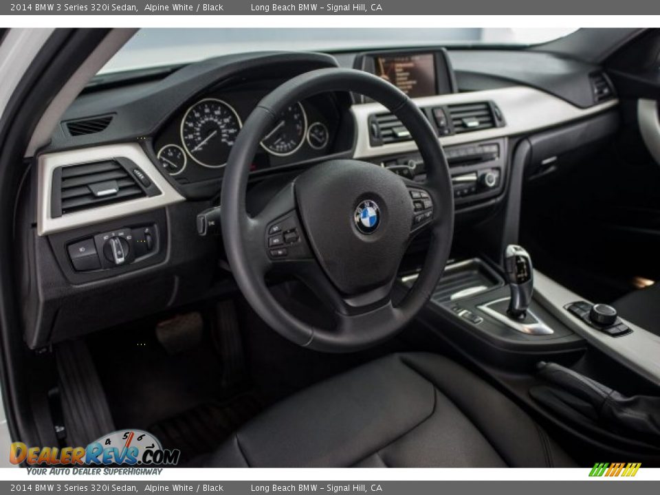 2014 BMW 3 Series 320i Sedan Alpine White / Black Photo #15