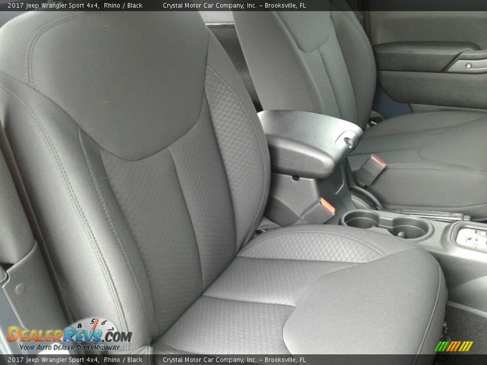 2017 Jeep Wrangler Sport 4x4 Rhino / Black Photo #12