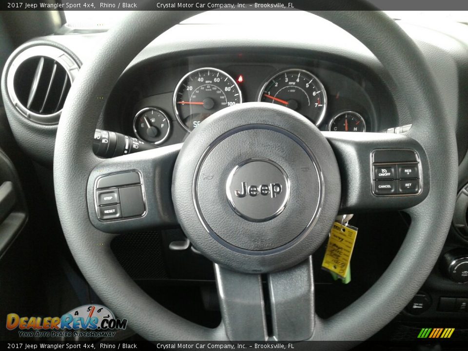 2017 Jeep Wrangler Sport 4x4 Rhino / Black Photo #14