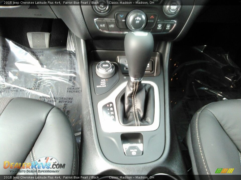 2018 Jeep Cherokee Latitude Plus 4x4 Patriot Blue Pearl / Black Photo #11