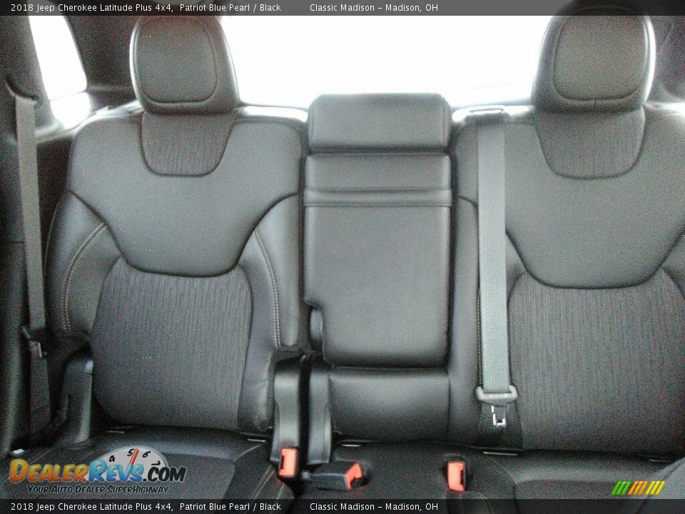2018 Jeep Cherokee Latitude Plus 4x4 Patriot Blue Pearl / Black Photo #12