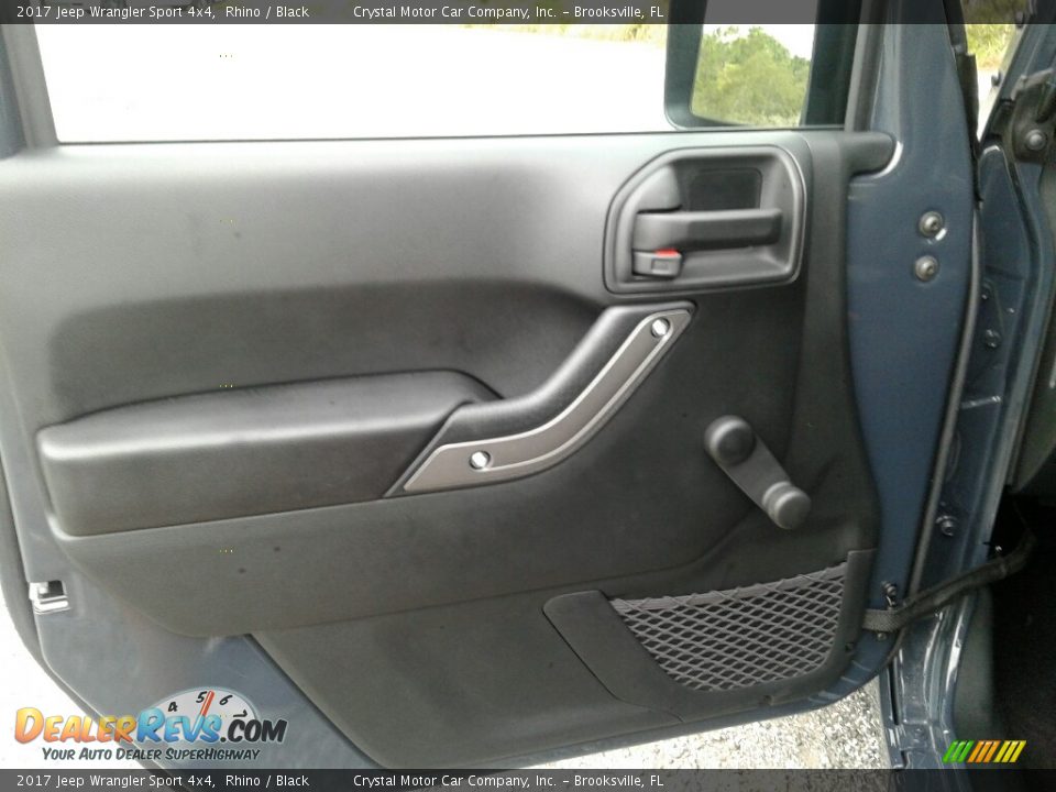 2017 Jeep Wrangler Sport 4x4 Rhino / Black Photo #17