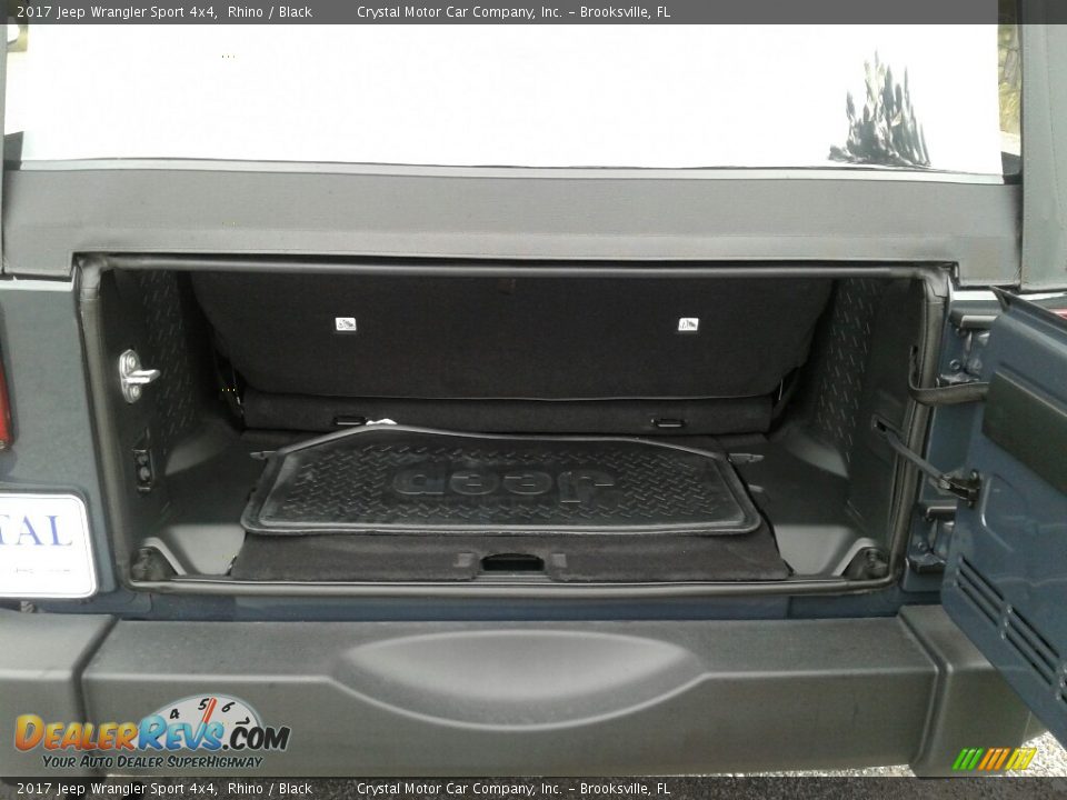 2017 Jeep Wrangler Sport 4x4 Rhino / Black Photo #19