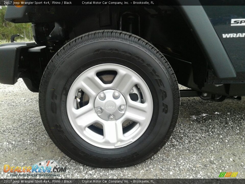2017 Jeep Wrangler Sport 4x4 Rhino / Black Photo #20