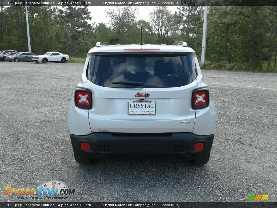2017 Jeep Renegade Latitude Alpine White / Black Photo #4