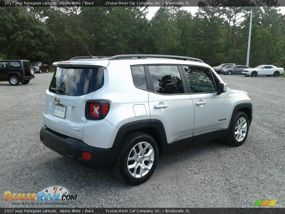 2017 Jeep Renegade Latitude Alpine White / Black Photo #5