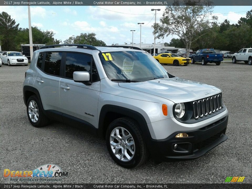 2017 Jeep Renegade Latitude Alpine White / Black Photo #7