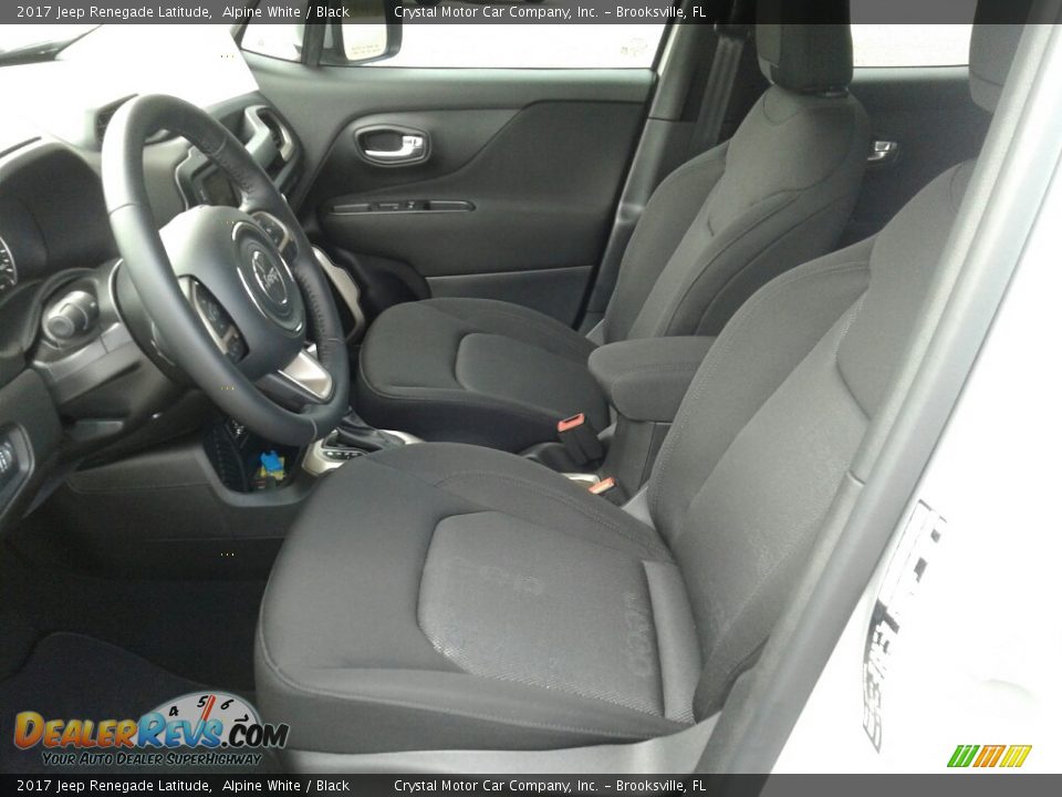 2017 Jeep Renegade Latitude Alpine White / Black Photo #9