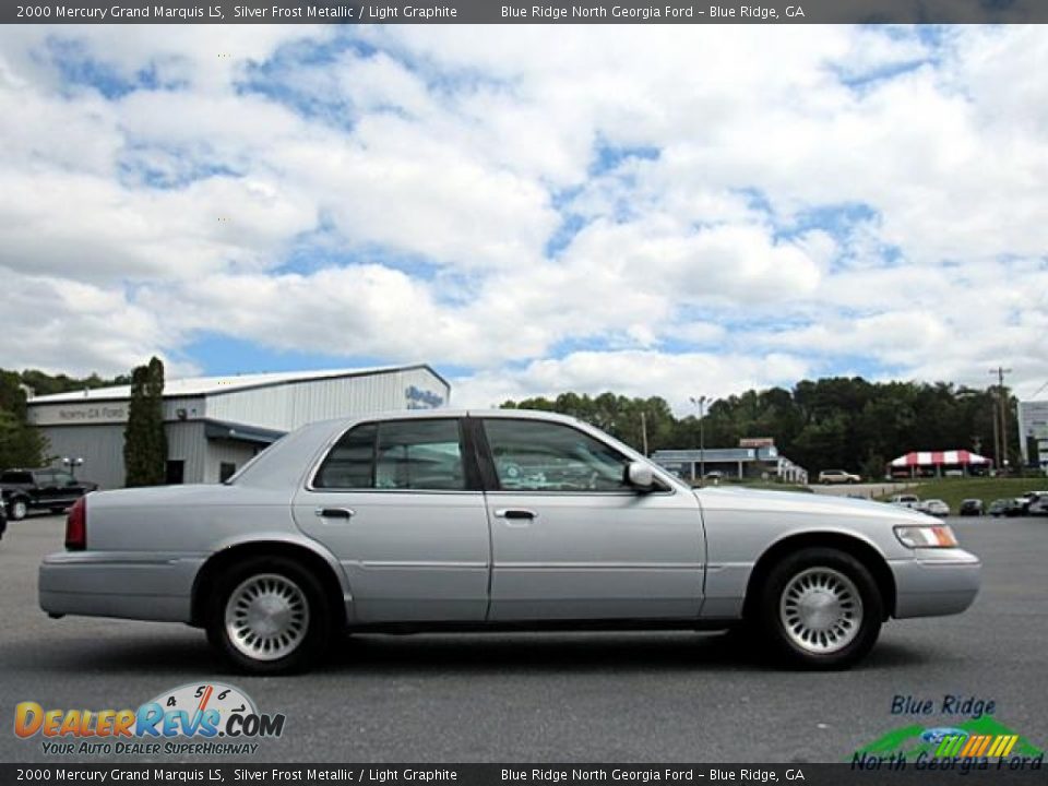 2000 Mercury Grand Marquis LS Silver Frost Metallic / Light Graphite Photo #6