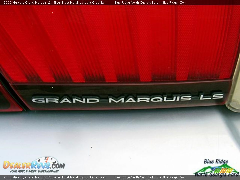 2000 Mercury Grand Marquis LS Silver Frost Metallic / Light Graphite Photo #24