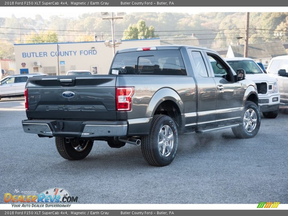 2018 Ford F150 XLT SuperCab 4x4 Magnetic / Earth Gray Photo #5