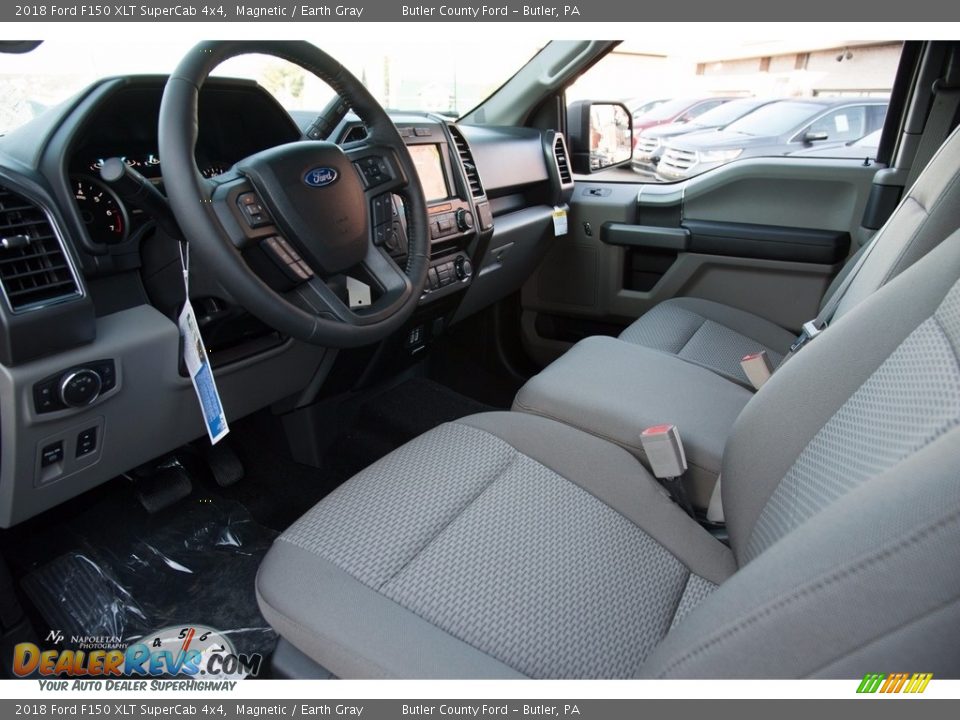 2018 Ford F150 XLT SuperCab 4x4 Magnetic / Earth Gray Photo #7