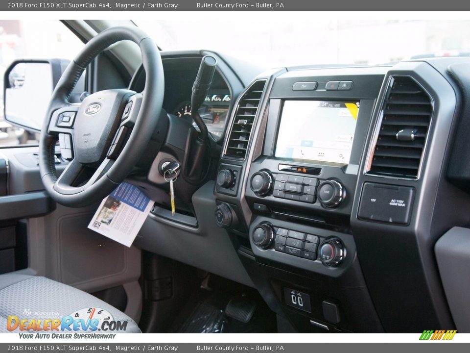 2018 Ford F150 XLT SuperCab 4x4 Magnetic / Earth Gray Photo #11