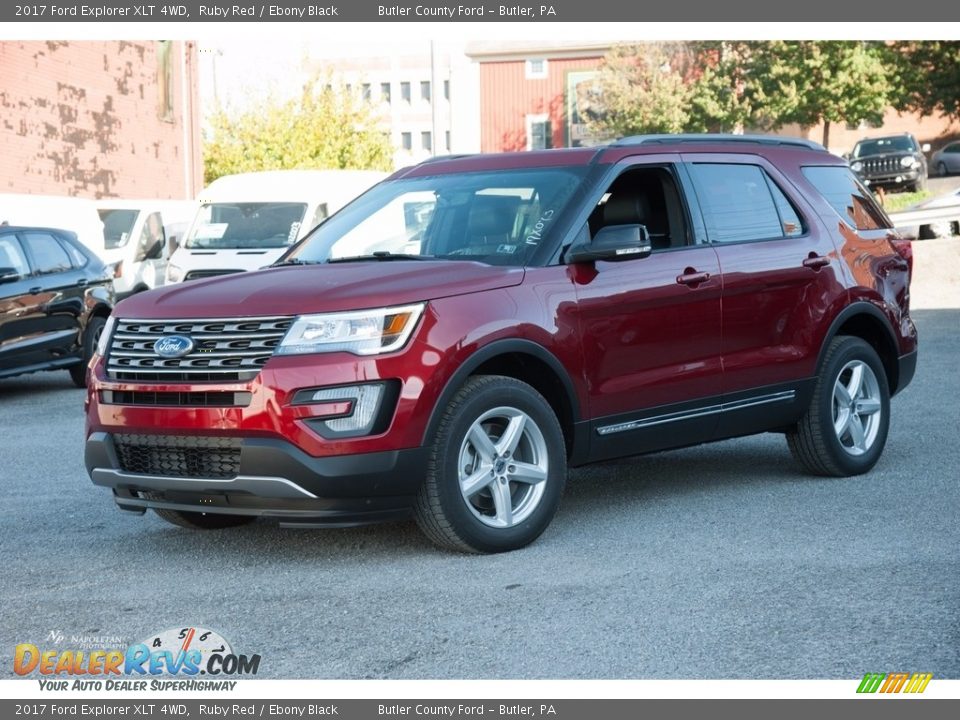 2017 Ford Explorer XLT 4WD Ruby Red / Ebony Black Photo #1