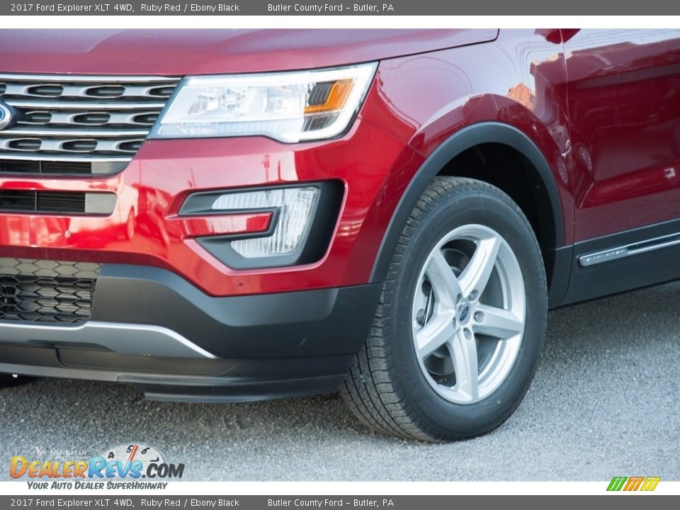 2017 Ford Explorer XLT 4WD Ruby Red / Ebony Black Photo #2