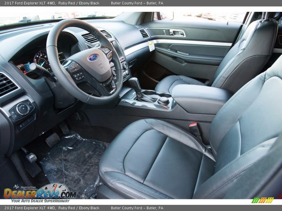 2017 Ford Explorer XLT 4WD Ruby Red / Ebony Black Photo #6