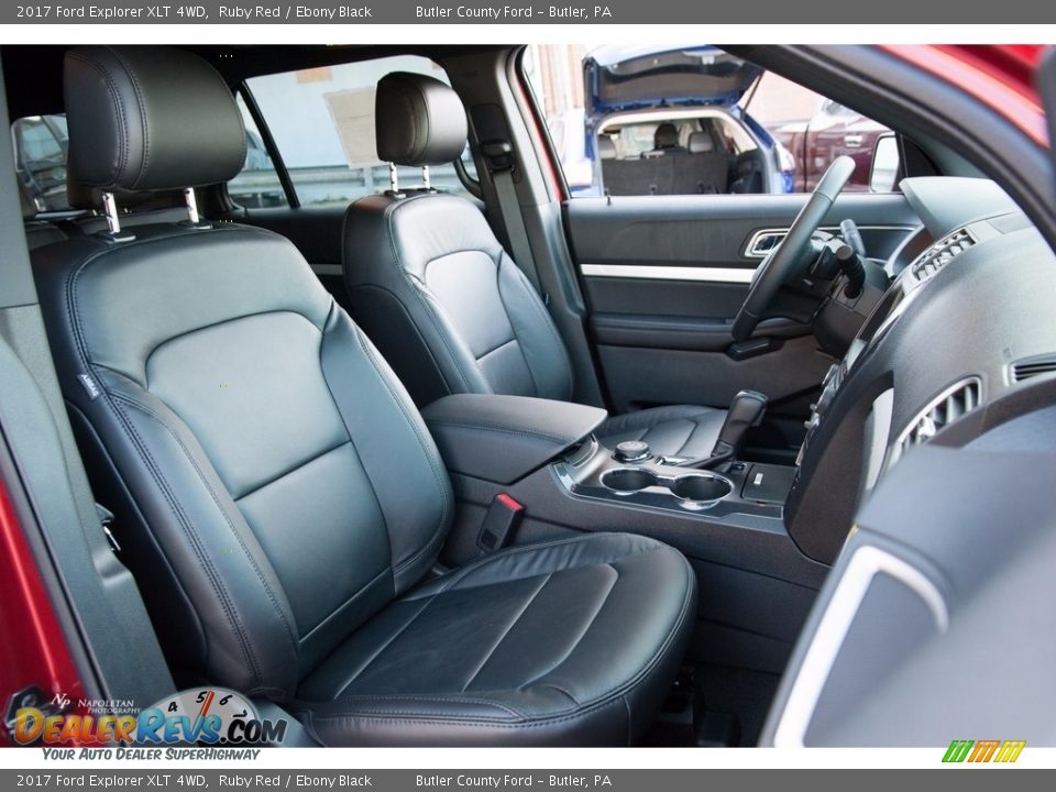 2017 Ford Explorer XLT 4WD Ruby Red / Ebony Black Photo #9