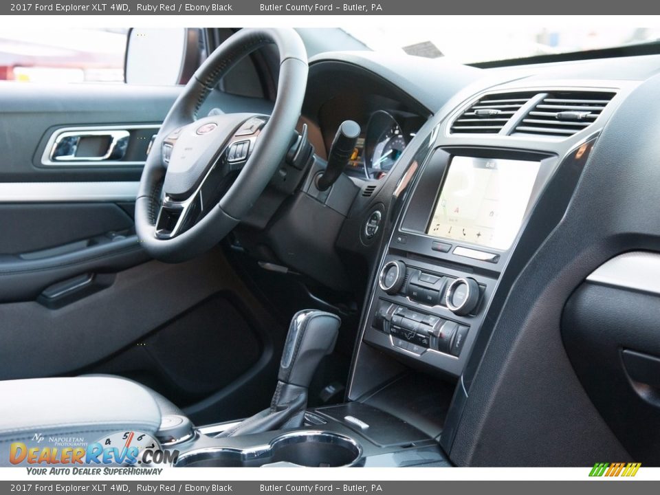 2017 Ford Explorer XLT 4WD Ruby Red / Ebony Black Photo #10