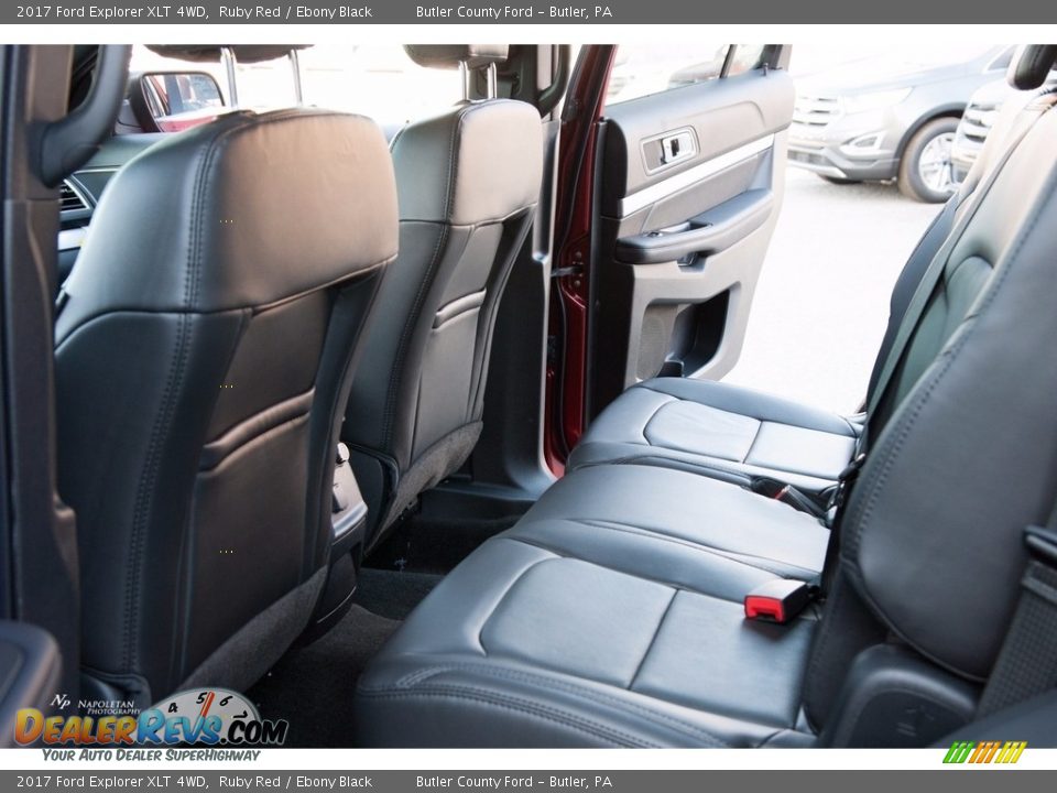 2017 Ford Explorer XLT 4WD Ruby Red / Ebony Black Photo #11